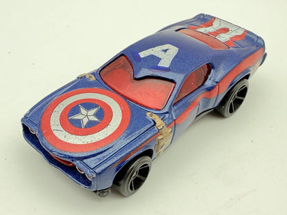 MARVEL CAPTAIN AMERICA CAR, Hot Wheels 2013, Die cast BDM73 H51, 1:64 – zdjęcie 8