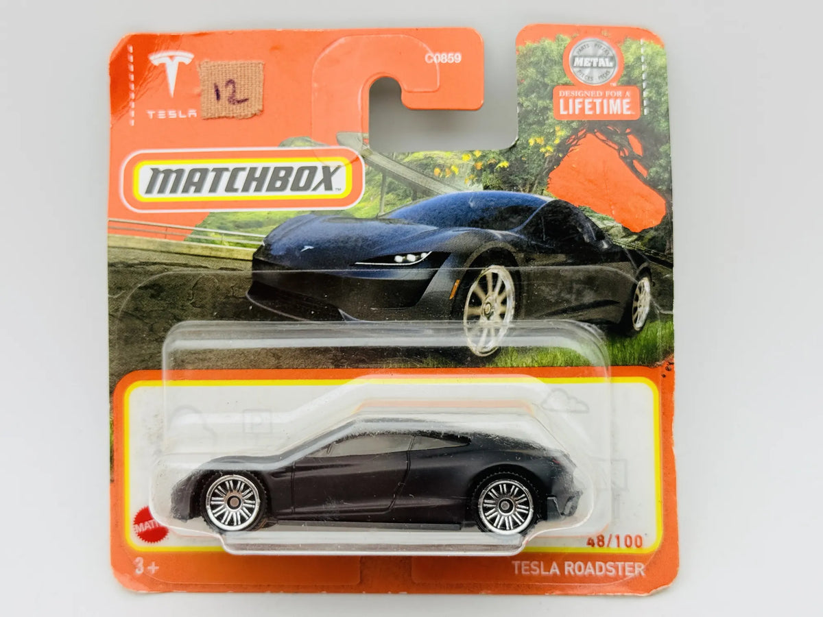 Tesla Roadster Matchbox 2023 Superfast 1:64 Blister Brązowy – zdjęcie 6