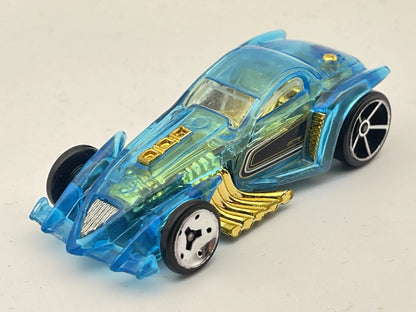 BURT-ESQUE, Hot Wheels 2010, Resoraki, Die cast C21, Przeźroczysty, 1:64 – zdjęcie 8