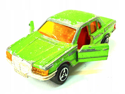MERCEDES 450 SE, Majorette, Made in France, Die cast No. 209, Zielony, 1:60 – zdjęcie 8