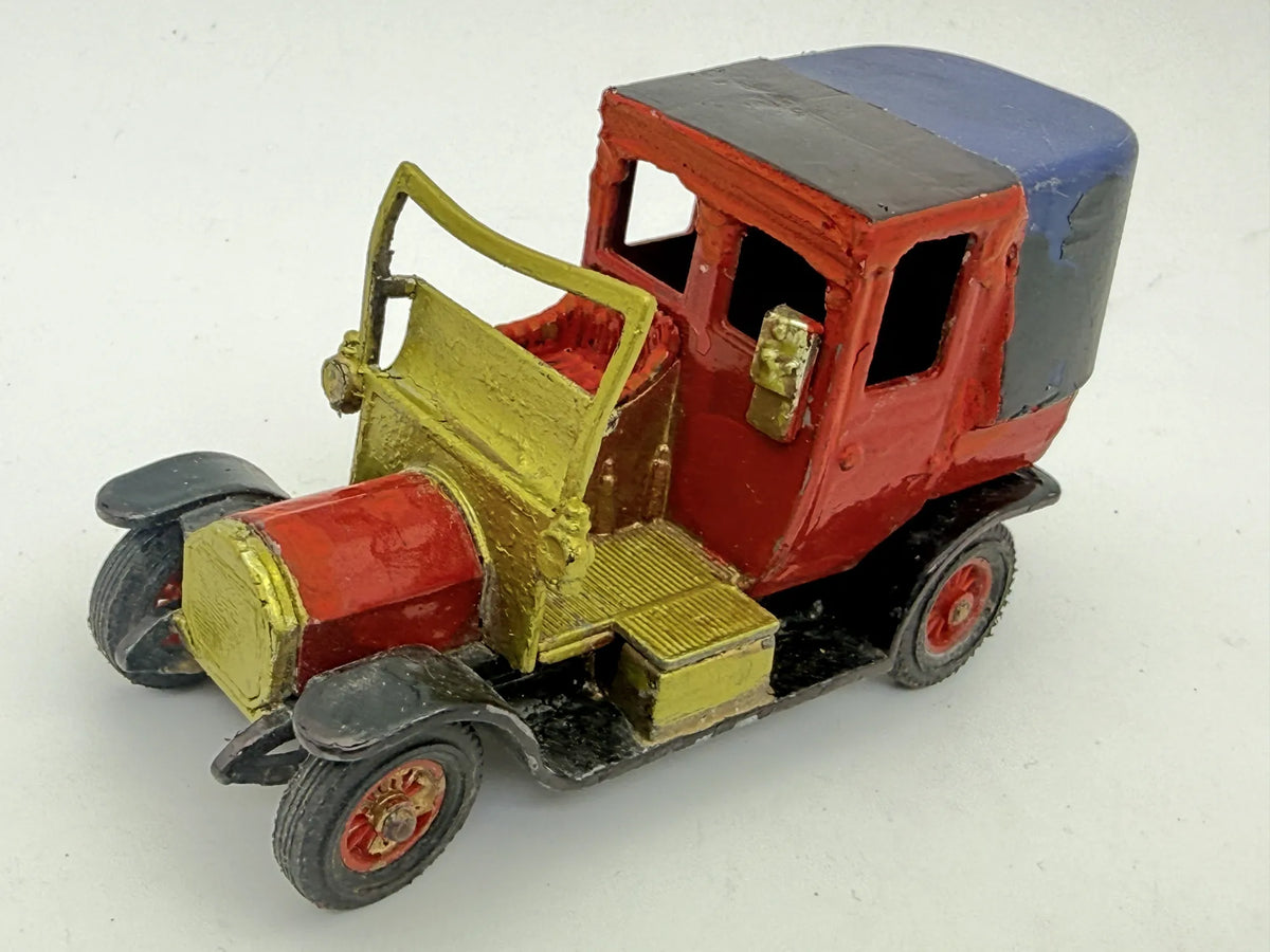 1907 UNIC TAXI, Unikalny Zabytek CUSTOM, Matchbox 1970 Made in England 1:43 – zdjęcie 8