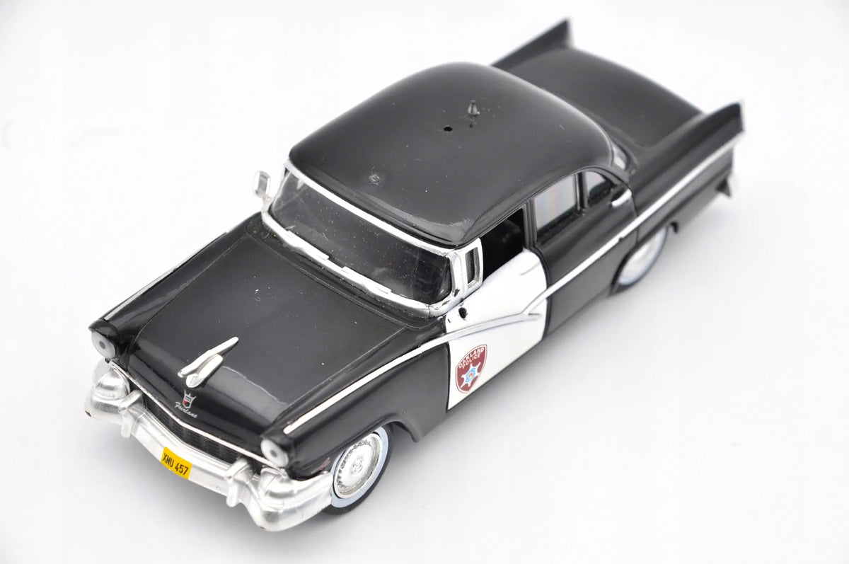 FORD FAIRLANE, Nieznana, Resoraki, Die cast 70000, Czarno-Biała, 1:43 – zdjęcie 9
