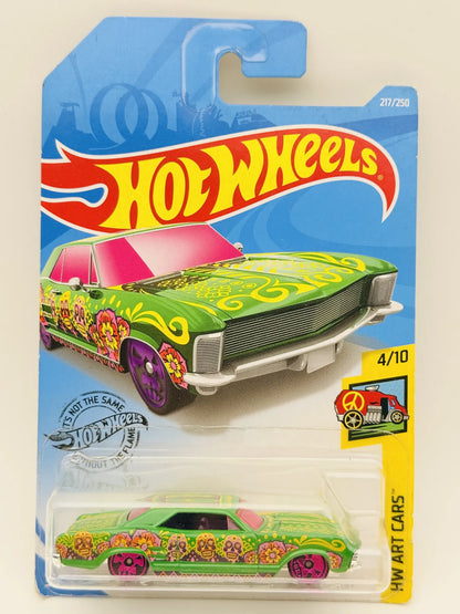 1964 Chevrolet Chevelle Ss Hot Wheels 2019 HW ART CARS 1:64 Blister Zielony – zdjęcie 9