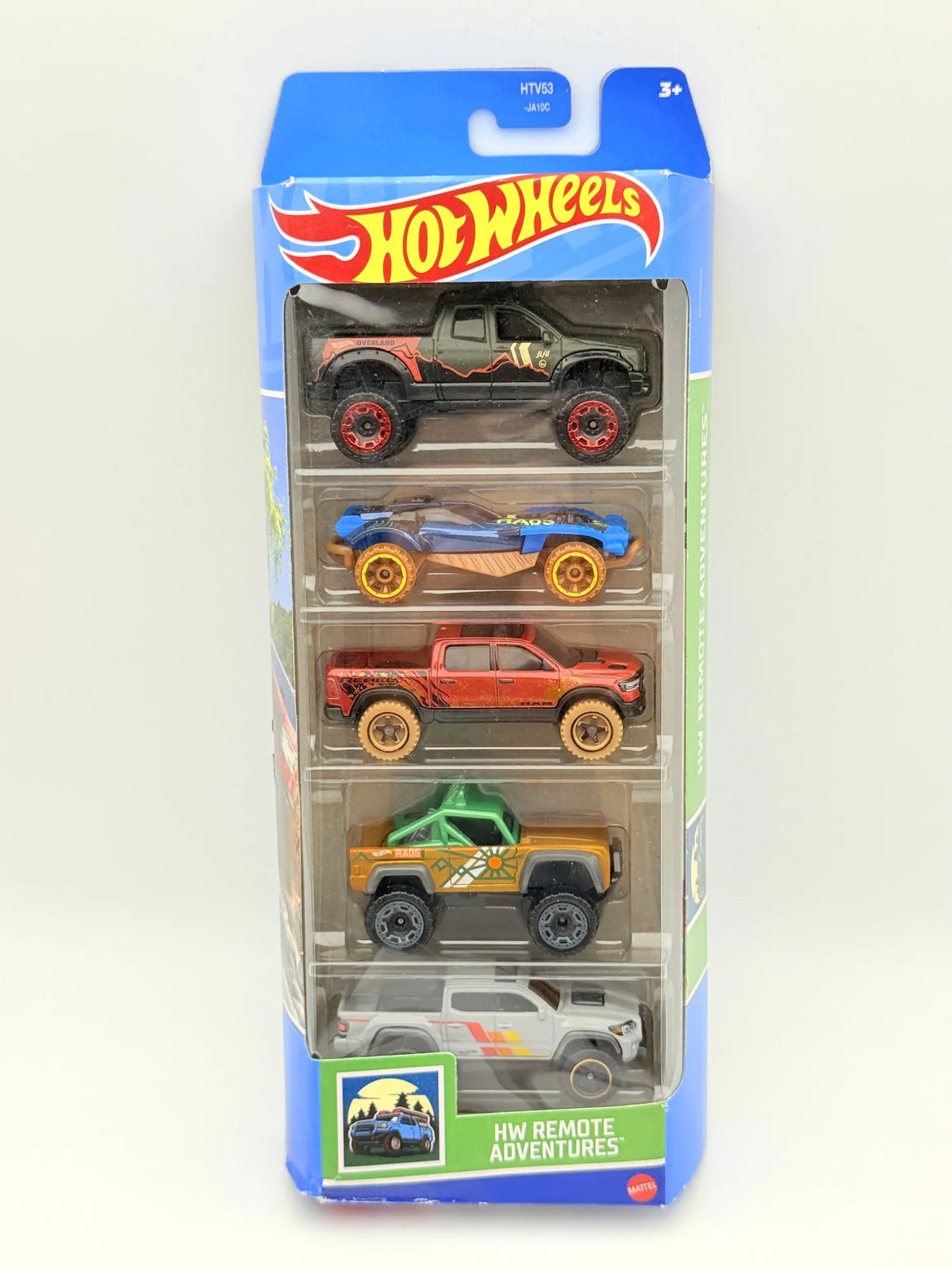 2020 Ram 1500 Rebel Hot Wheels 2023 Czerwony 1:64 5 Pack – zdjęcie 9
