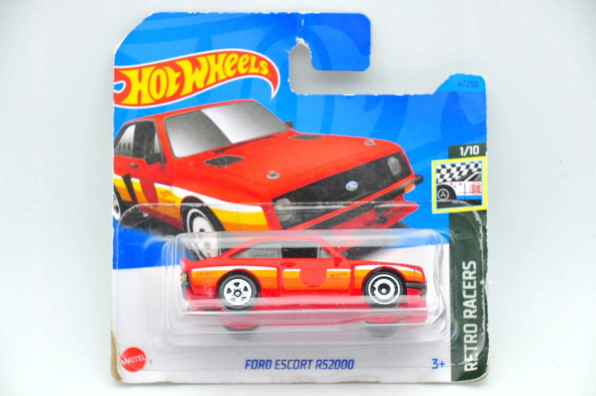 FORD ESCORT RS2000 Hot Wheels 2023 Czerwony 1:64 – zdjęcie 9