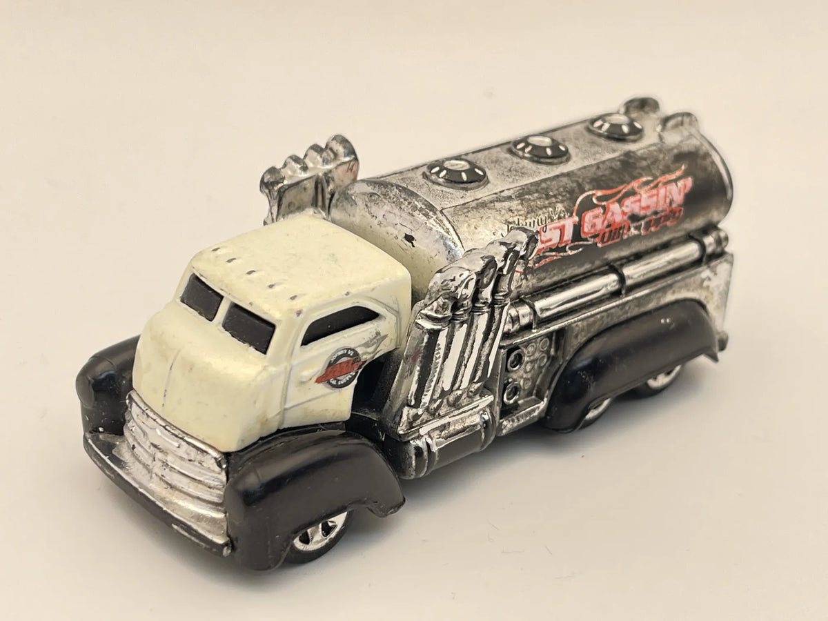 FAST GASSIN, Hot Wheels, Resoraki, Die cast, Srebrny, 1:64 – zdjęcie 8