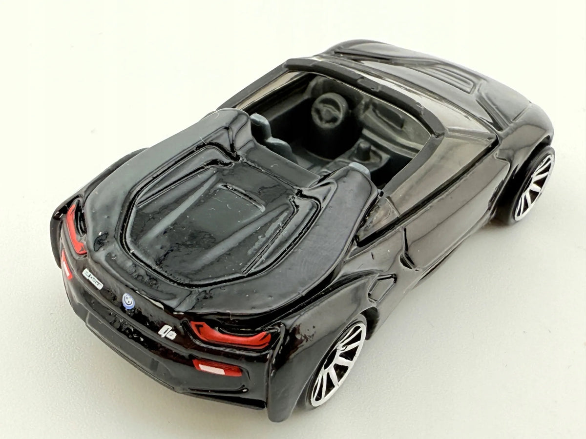 Bmw I8 Roadster Mainline Hot Wheels 2018 Czarny 1:64 – zdjęcie 9