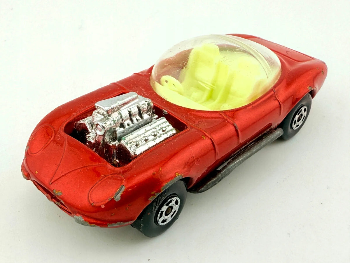 HOT ROD DRAGUAR Matchbox 1970 Czerwony 1:64 Made in England – zdjęcie 12