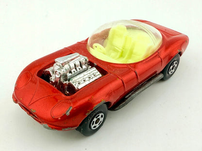 HOT ROD DRAGUAR Matchbox 1970 Czerwony 1:64 Made in England – zdjęcie 12
