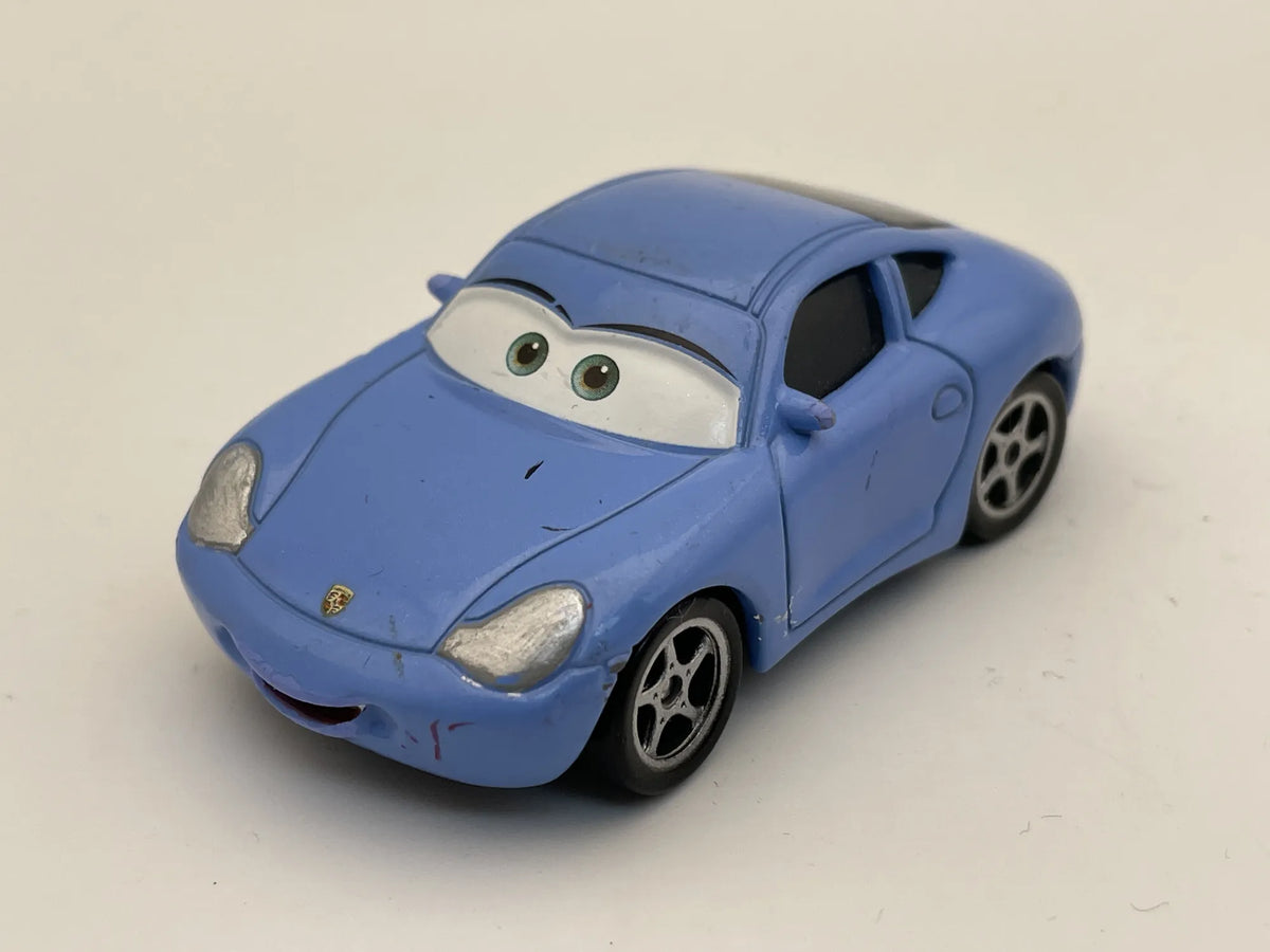 Sally Carrera PORSCHE 911, Auta Disney/Pixar, Die cast H6407 Niebieski 1:64 – zdjęcie 8