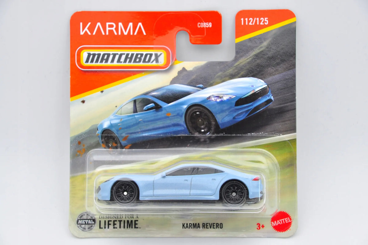 KARMA REVERO Matchbox 2024 Jasnoniebieski 1:64 – zdjęcie 9