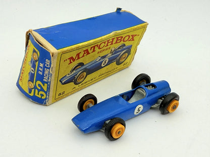 B.R.M. Racing Car Matchbox Niebieski 1:64 Made in Angelia – zdjęcie 7