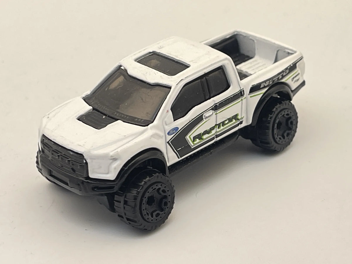 '17 FORD F-150 RAPTOR, Hot Wheels 2015, Die cast J53, Biały, 1:64, Resoraki – zdjęcie 8