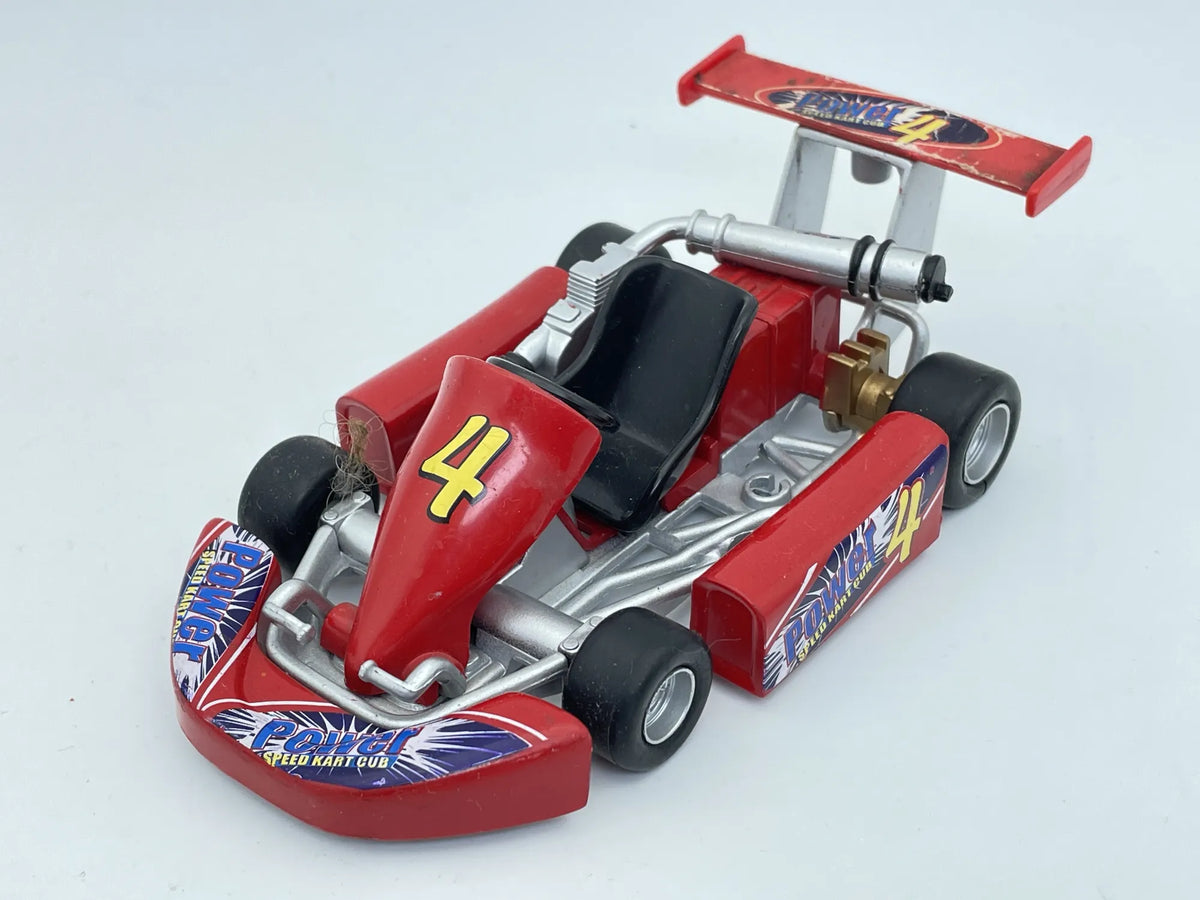 GOKART, Power Speed Kart Club 4, Welly, Resoraki, No.2670, Czerwony, 1:18 – zdjęcie 8