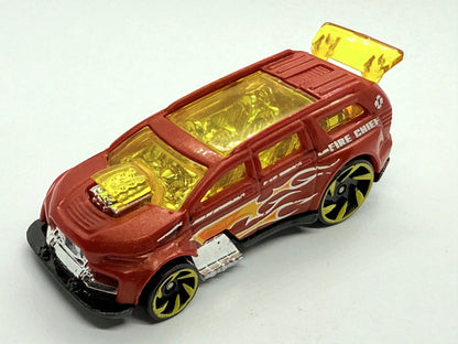 Nitro Tailgater Straż pożarna Hot Wheels 2014 Czerwony 1:64 – zdjęcie 11
