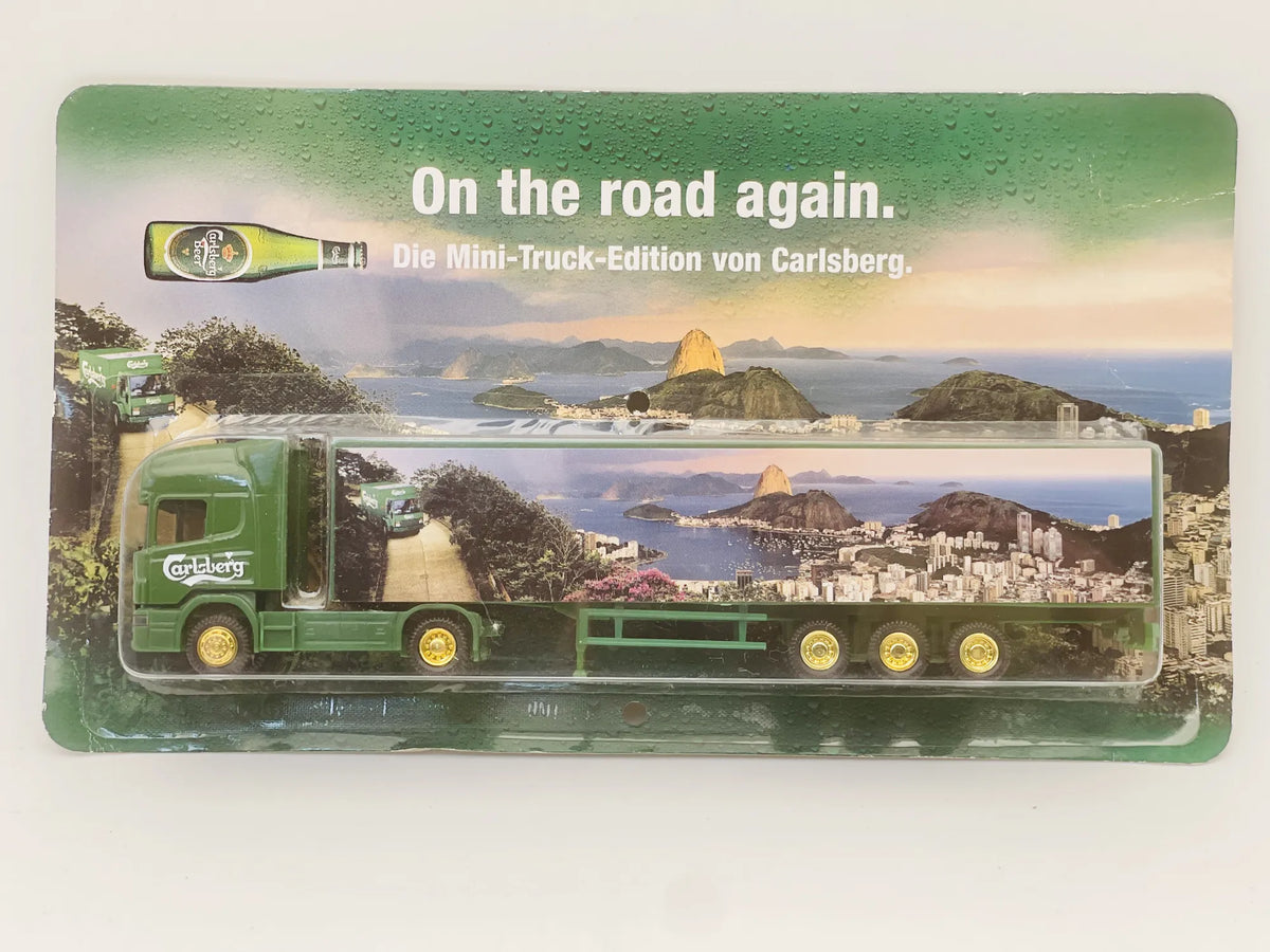 Scania Hümmer 1:87 Ciężarówka Promocyjna Carlsberg Blister Zielony – zdjęcie 6
