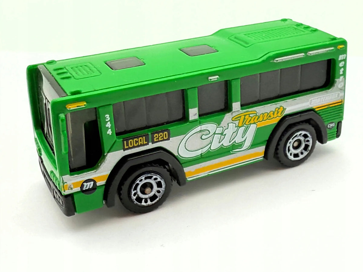 CITY BUS Matchbox 2004 Zielony 1:120 – zdjęcie 7
