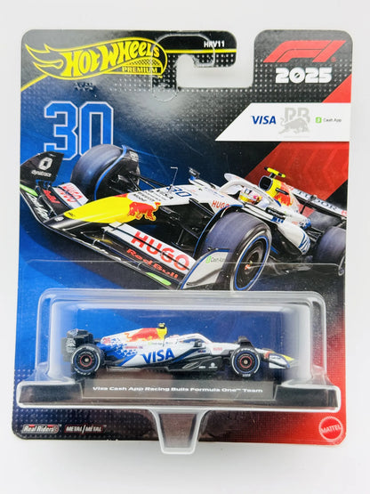 Visa Cash App Racing Bulls Hot Wheels 2025 Premium 1:64 Bolid F1 Blister – zdjęcie 9
