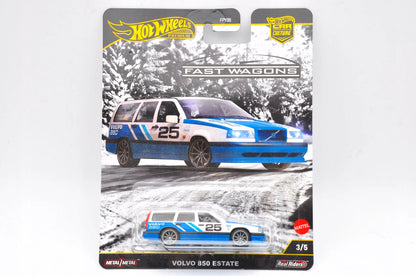 Volvo 850 Estate Hot Wheels 2024 Niebieski 1:64 – zdjęcie 9