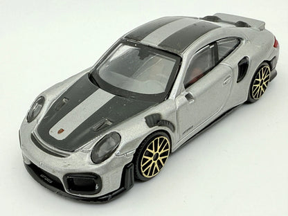 Porsche 911 Gt2 Rs Bburago Srebrny 1:43 – zdjęcie 9