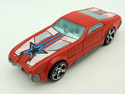 Ccm Country Club Muscle Hot Wheels Czerwony 1:64 – zdjęcie 7