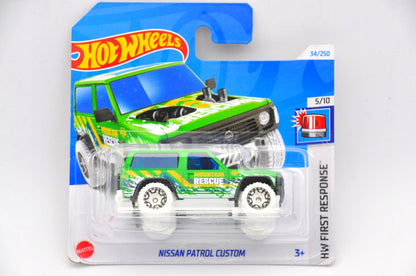 NISSAN PATROL CUSTOM Hot Wheels 2024 Die cast HTC89 Zielony, 1:64, Resoraki – zdjęcie 9