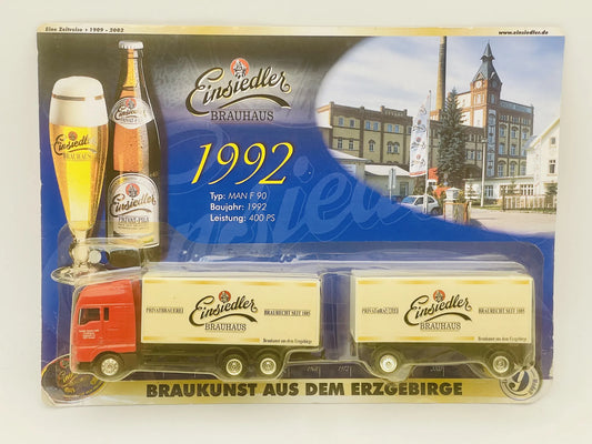 Man F 90 Grell 1992 1:87 Ciężarówka Promocyjna Blister Einsiedler Brauhaus