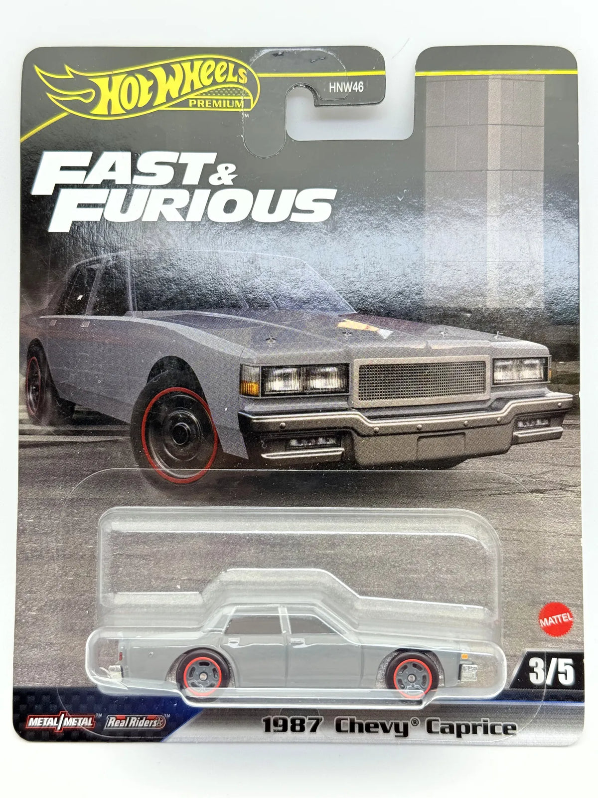 1987 CHEVY CAPRICE Hot Wheels Premium Hot Wheels 2024 Szary 1:64 – zdjęcie 7
