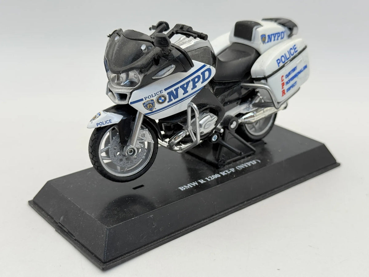 MOTOCYKL BMW R 1200 (NYPD) POLICJA New-Ray 2019 Biały 1:16 – zdjęcie 8