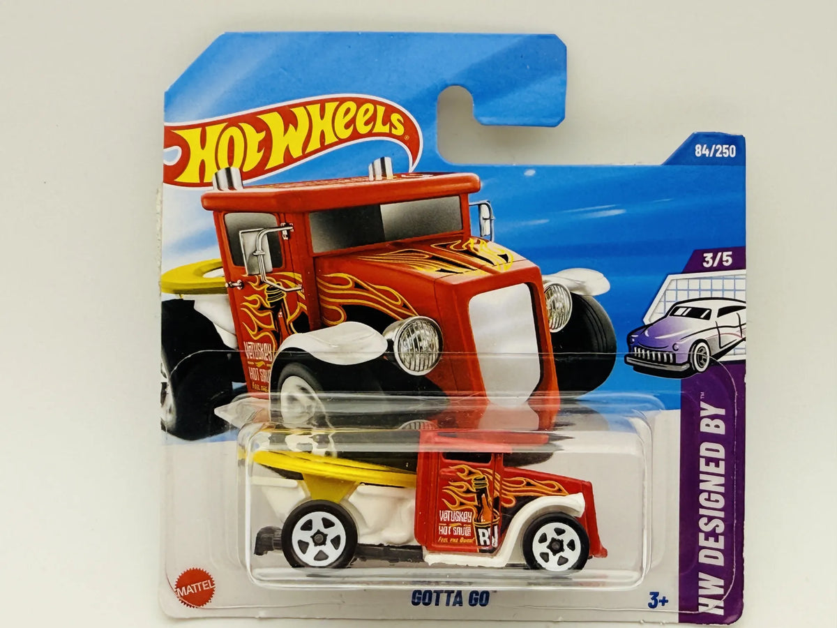 Gotta Go Hot Wheels 2025 HW Designed By 1:64 Blister Biały – zdjęcie 9