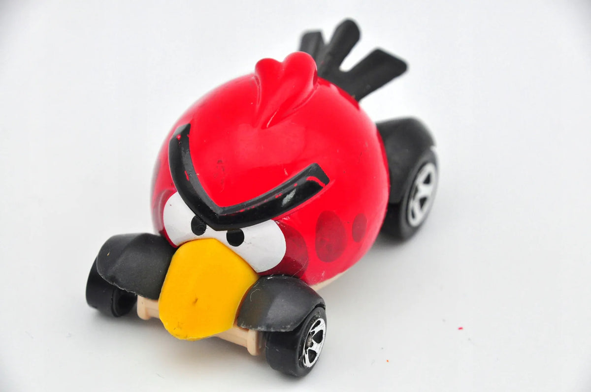 ANGRY BIRDS CAR, Rovio, Mattel 2012, Resoraki, Die cast V5355 Czerwony 1:64 – zdjęcie 7