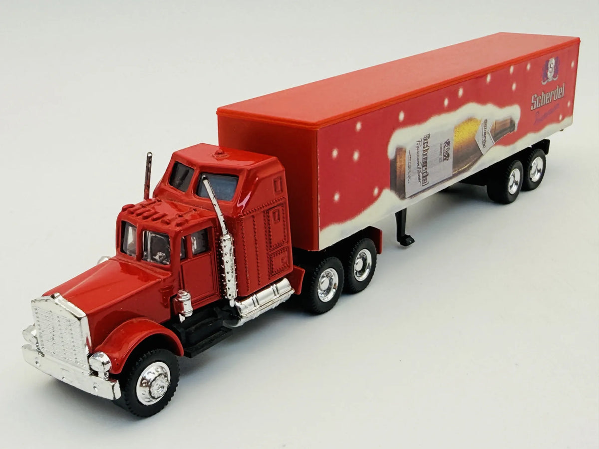 Peterbilt Hümmer Ciągnik Siodłowy Scherdel Luzak Czerwony – zdjęcie 8
