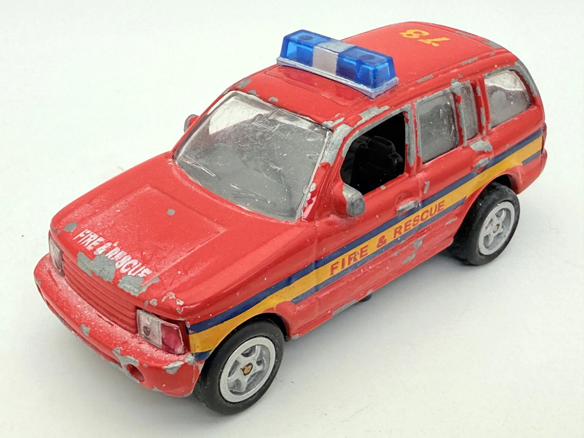 Suv jak Range Rover, Straż Pożarna, HTI Teamsterz, Resoraki, die cast, 1:60 – zdjęcie 8
