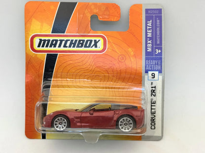 CHEVROLET CORVETTE ZR1 Mbx Metal Matchbox 2019 Czerwony 1:64 – zdjęcie 9