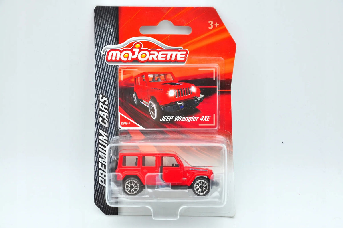 JEEP WRANGLER 4XE, Majorette, Resoraki, Die cast 224E-1, Czerwony, 1:64 – zdjęcie 11