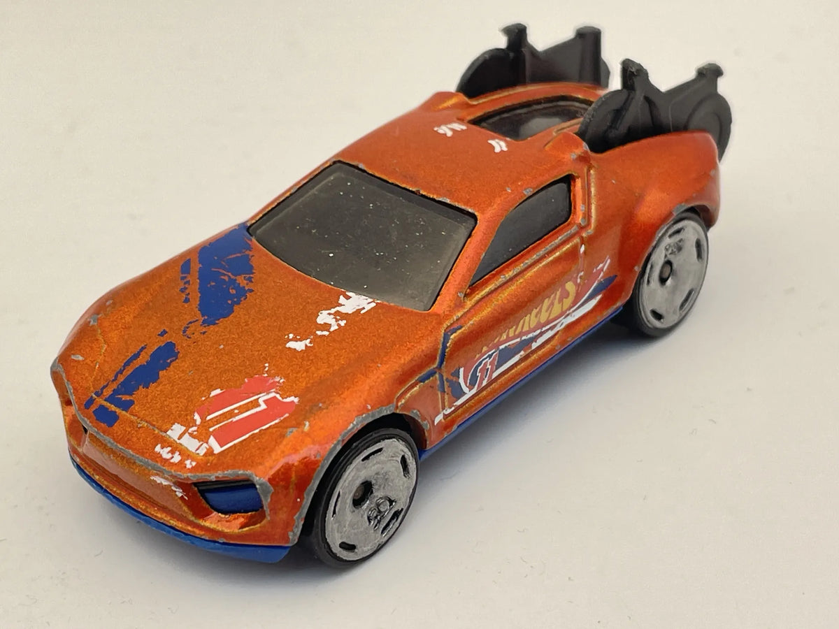 RISE 'N CLIMB, Hot Wheels 2017, Die cast FJV48, Pomarańczowy, 1:64 Resoraki – zdjęcie 8