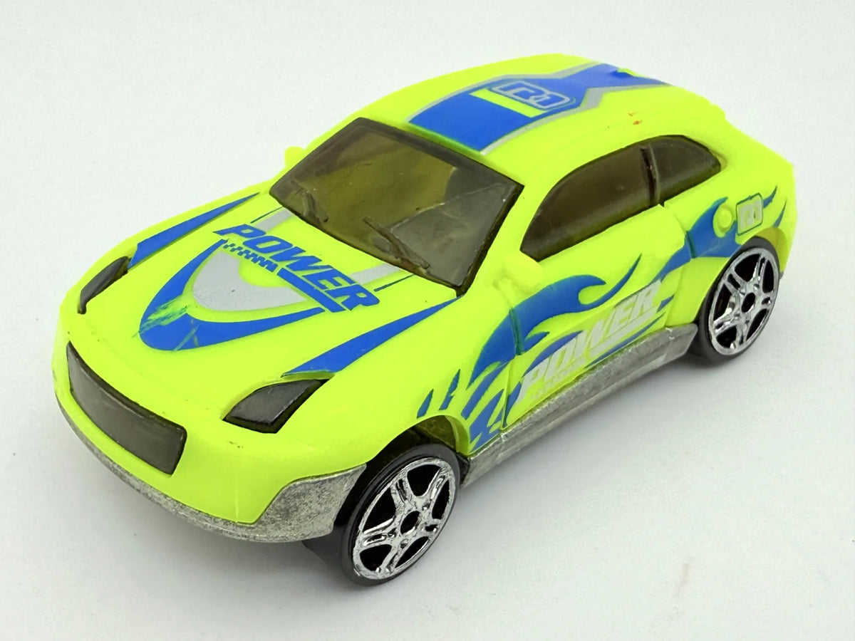 Power Concept Car, die cast resoraki, 1:60, żółty jaskrawy – zdjęcie 9