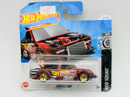 Limited Grip Hot Wheels 2024 Rod Squad 1:64 Blister Czerwony – zdjęcie 4