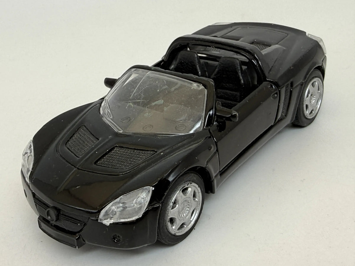 OPEL SPEEDSTER 2001, Unbranded, Die cast, Czarny, 1:34, Resoraki – zdjęcie 8