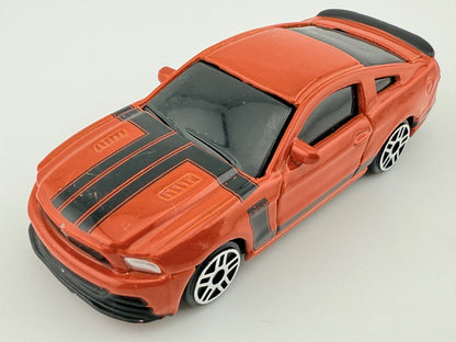 FORD MUSTANG BOSS 302, Maisto, Die cast 12102, Pomarańczowy, 1:64, Resoraki – zdjęcie 8