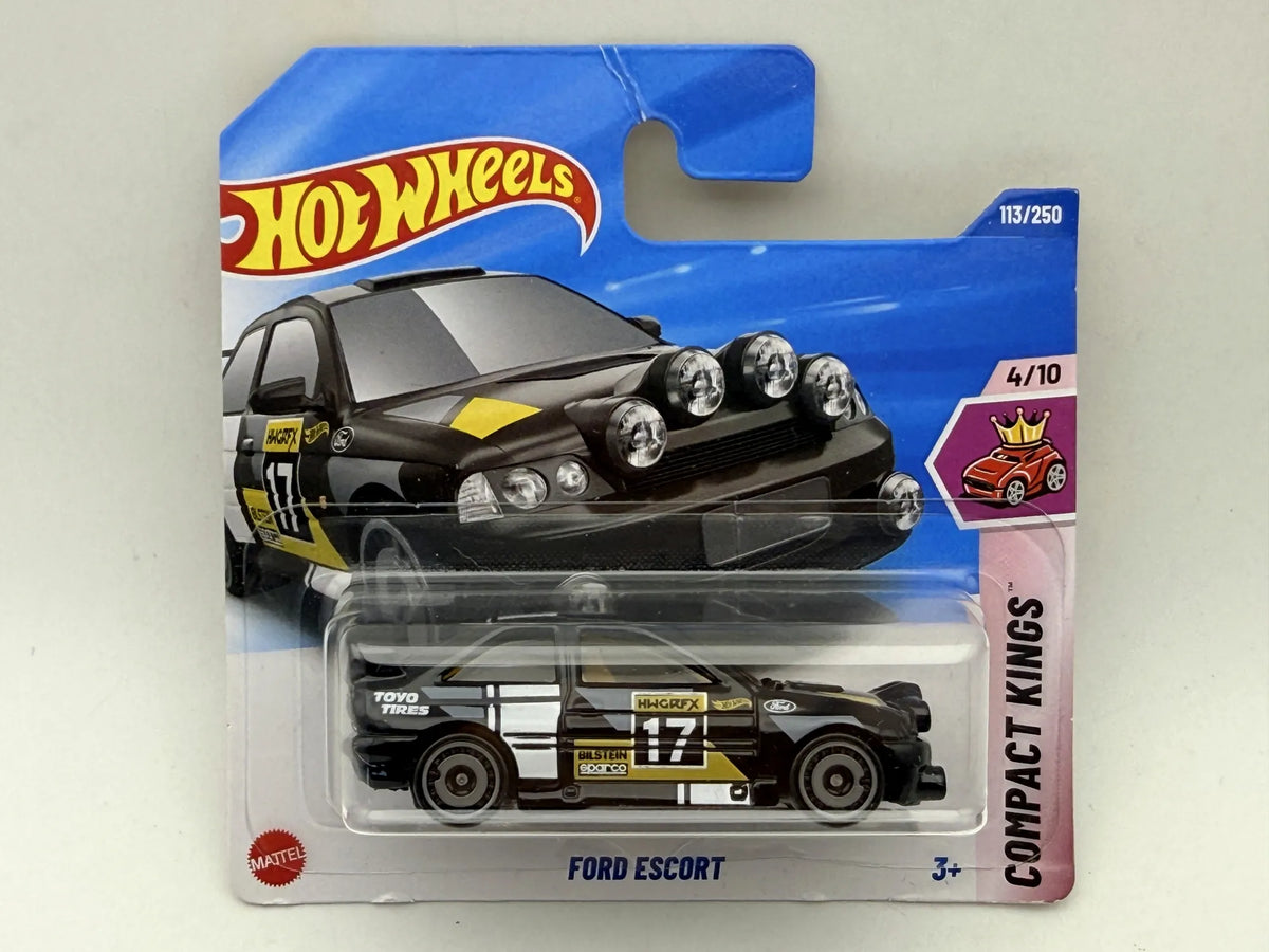Ford Escort Compact Kings Hot Wheels 2025 Czarny 1:64 – zdjęcie 9
