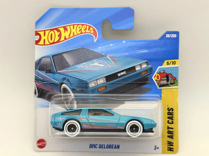 DMC DELOREAN, Hot Wheels 2025, Die cast HYX59, Turkusowy, 1:64, Resoraki – zdjęcie 11