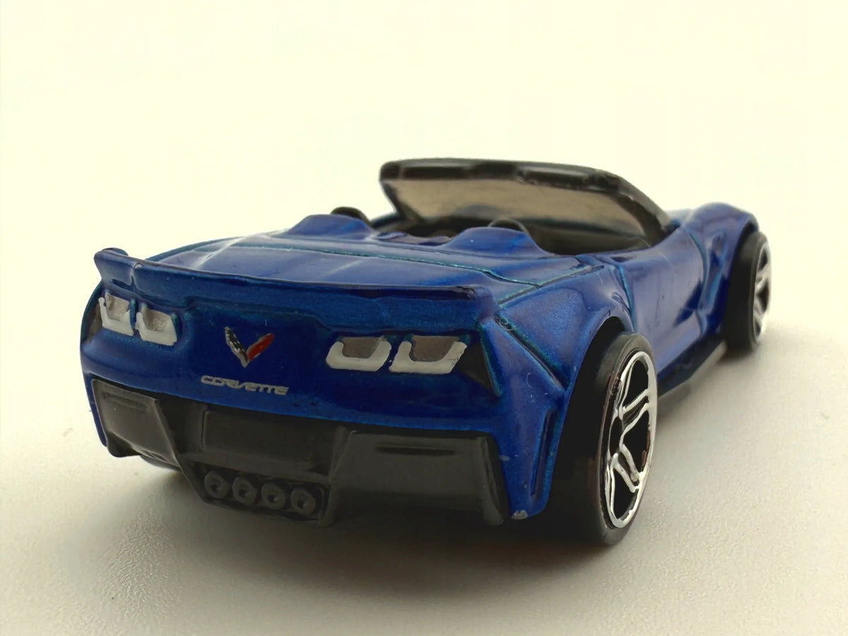 Corvette C7 Z06 Convertible Hot Wheels 2017 Niebieski 1:64 – zdjęcie 7