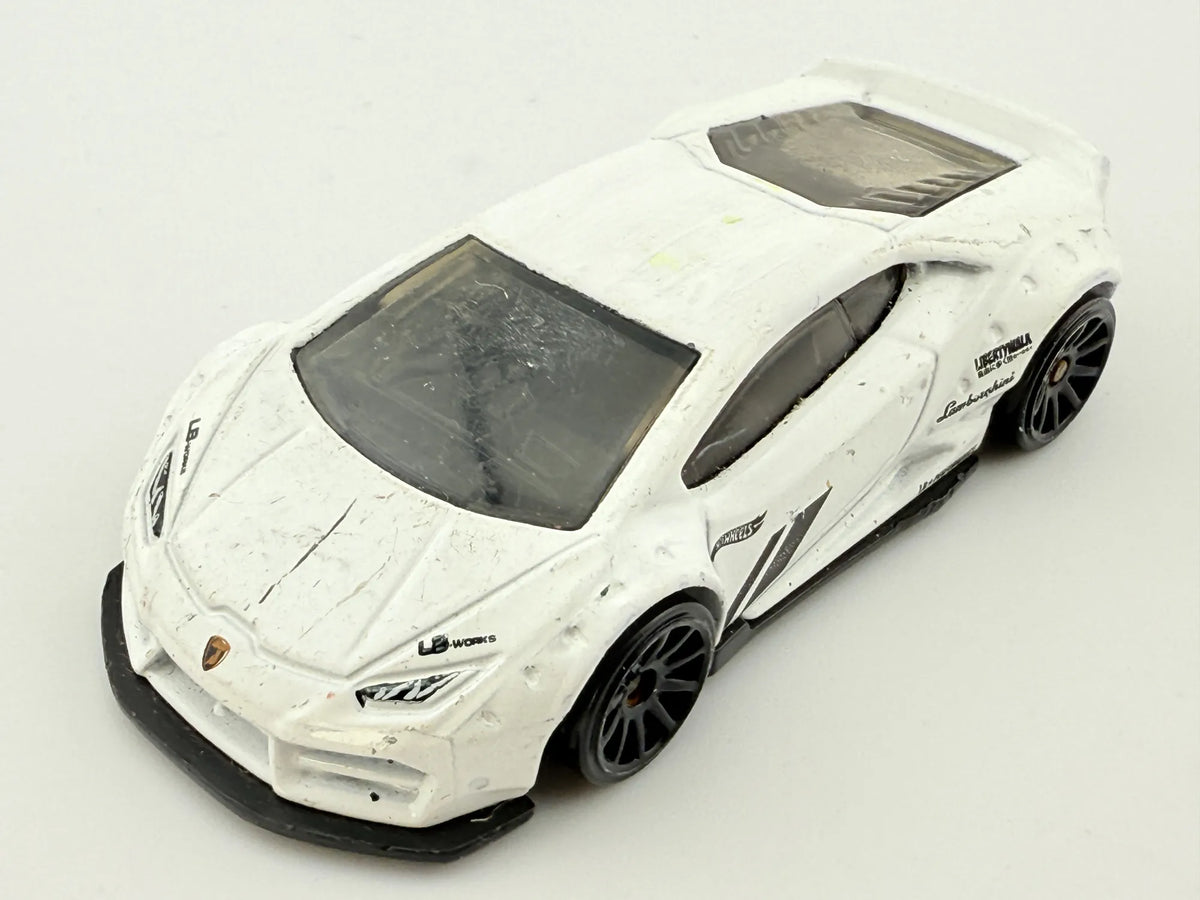 LB-WORKS LAMBORGHINI HURACAN COUPE, Hot Wheels 2020, No. GRX61, Biały, 1:64 – zdjęcie 8