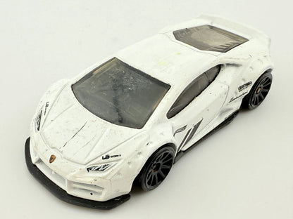 LB-WORKS LAMBORGHINI HURACAN COUPE, Hot Wheels 2020, No. GRX61, Biały, 1:64 – zdjęcie 8