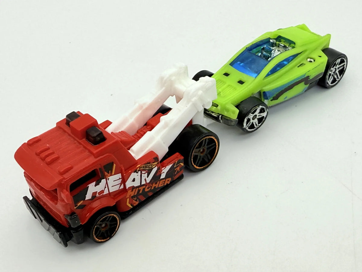 Heavy Hitcher Hot Wheels Zielony 1:64 – zdjęcie 8