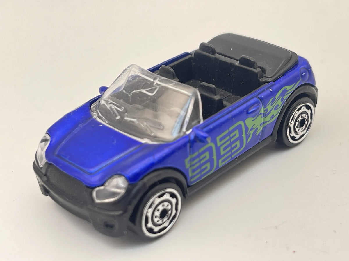 Jak Mini Cooper CONVERTIBLE, Teamsterz, Resoraki TM-9A, Niebieski, 1:64 – zdjęcie 8