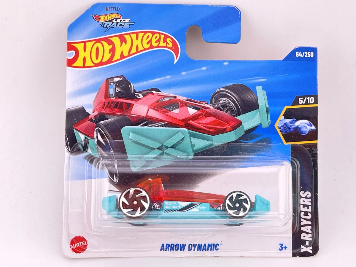 Arrow Dynamic, Hot Wheels, Resoraki, Die cast, Czerwony, 1:64 – zdjęcie 3