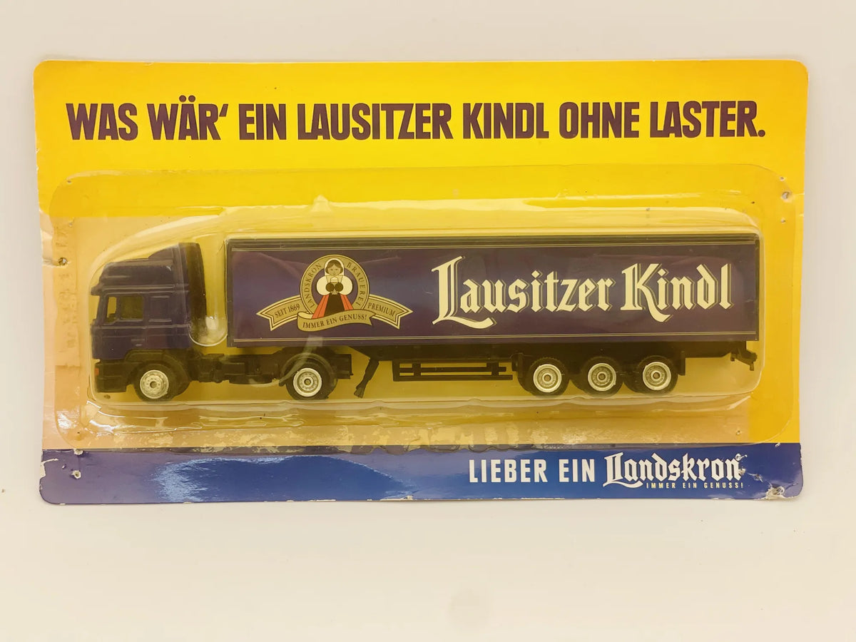MAN TRUCK Grell 1:87 Lausitzer Kindl Blister Granatowy Promocyjny – zdjęcie 7