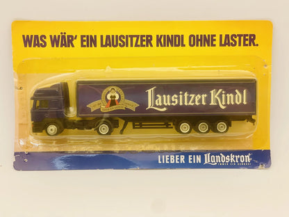 MAN TRUCK Grell 1:87 Lausitzer Kindl Blister Granatowy Promocyjny – zdjęcie 7